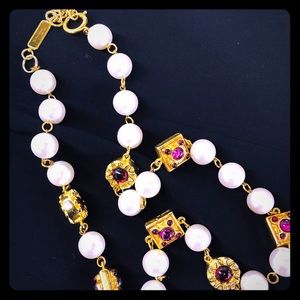 Vintage YSL Signed and Numbered Necklace- Rare!